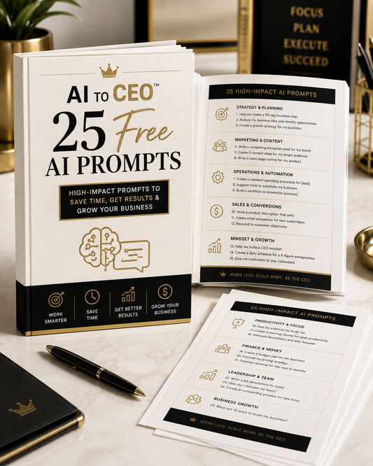 25 FREE AI PROMPTS