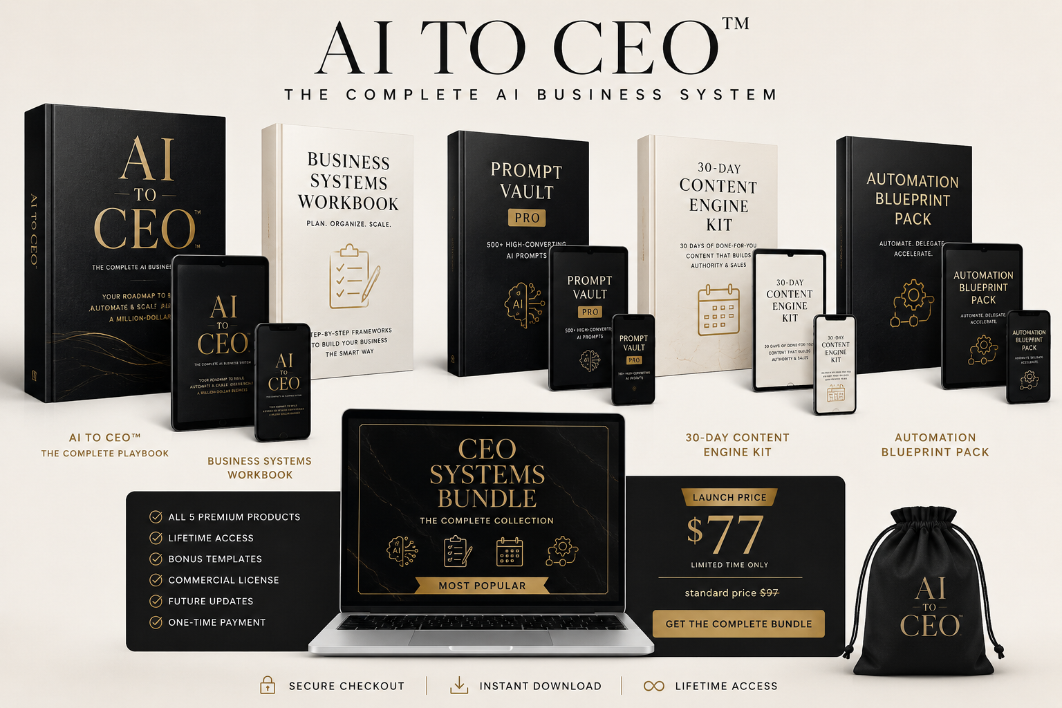 AI TO CEO CEO Systems Bundle